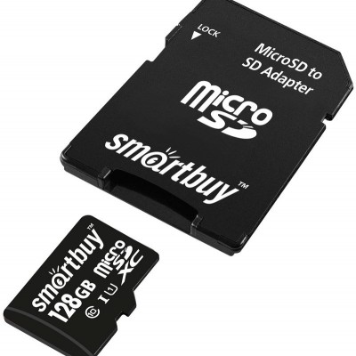 Карта памяти Smart Buy microSDXC Class 10 128GB